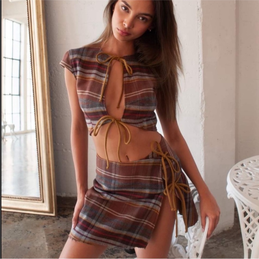 Are You Am I Relle Plaid Dress